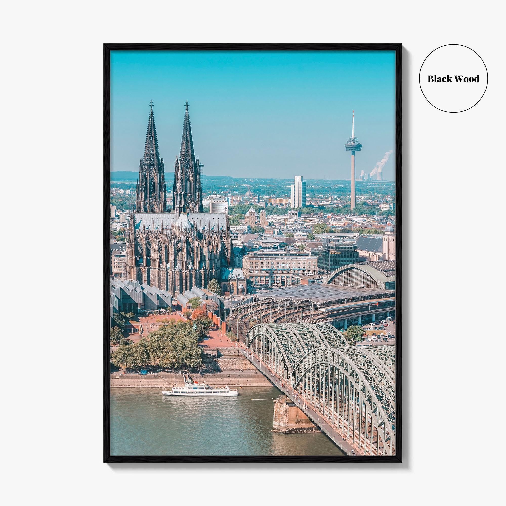 Cologne Skyline Fine Art Photo Print, Köln, North Rhine-Westphalia, Germany Wall Decor