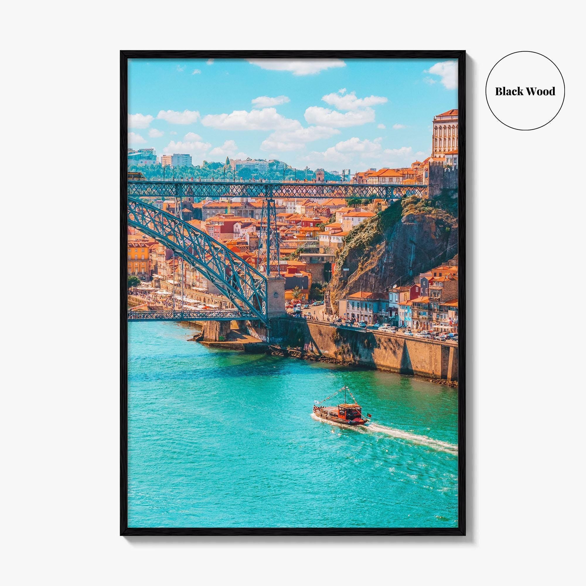 Porto Fine Art Photo Print, Oporto Portugal, Ponte Dom Luis I Bridge, Poster