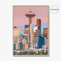 Seattle Skyline Fine Art Photo Print, Washington USA, Downtown Poster
