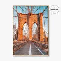 Brooklyn Bridge Fine Art Photo Print, Manhattan, New York City NYC Wall Poster
