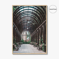 Lincoln Park Fine Art Photo Print, Chicago Illinois USA, Wooden Arch Pavilion Poster