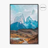 Torres del Paine Fine Art Photo Print, Patagonia Chile Poster, Lake Pehoe, Los Cuernos