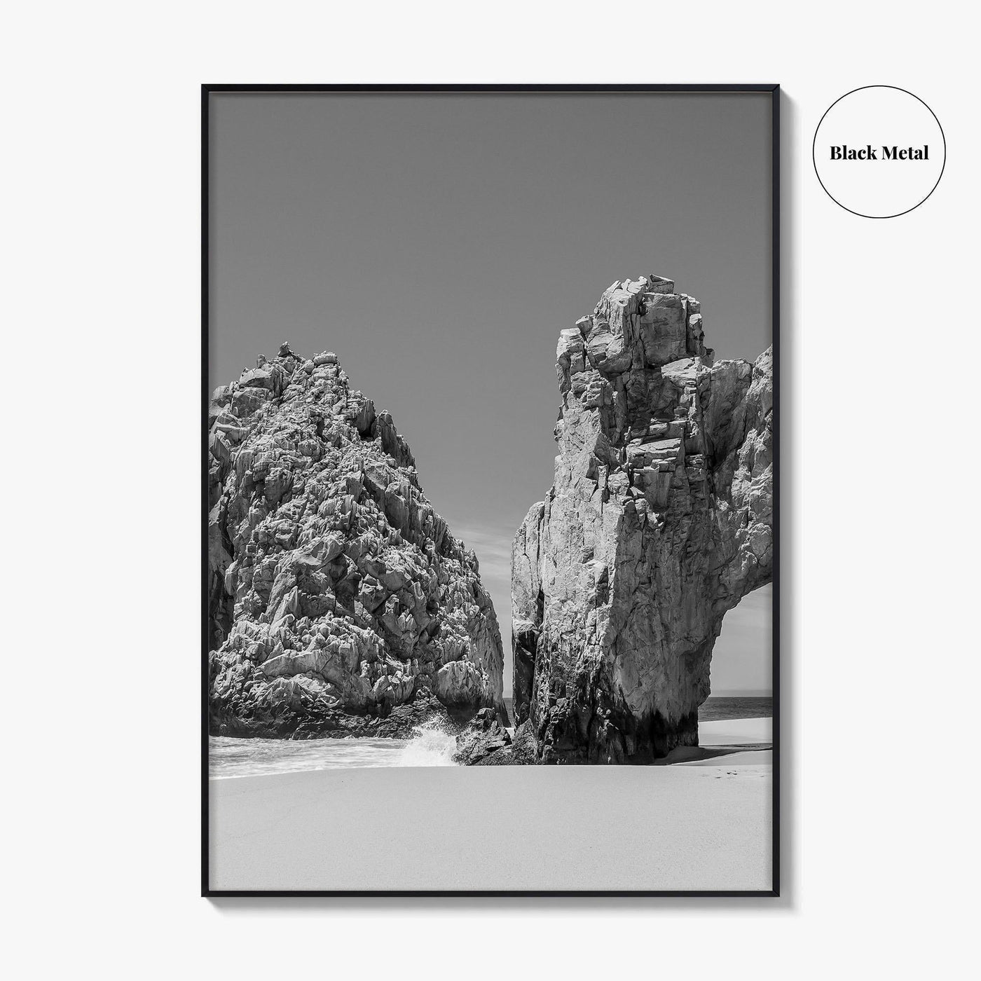 Cabo San Lucas Black and White Fine Art Photo Print, Mexico Poster