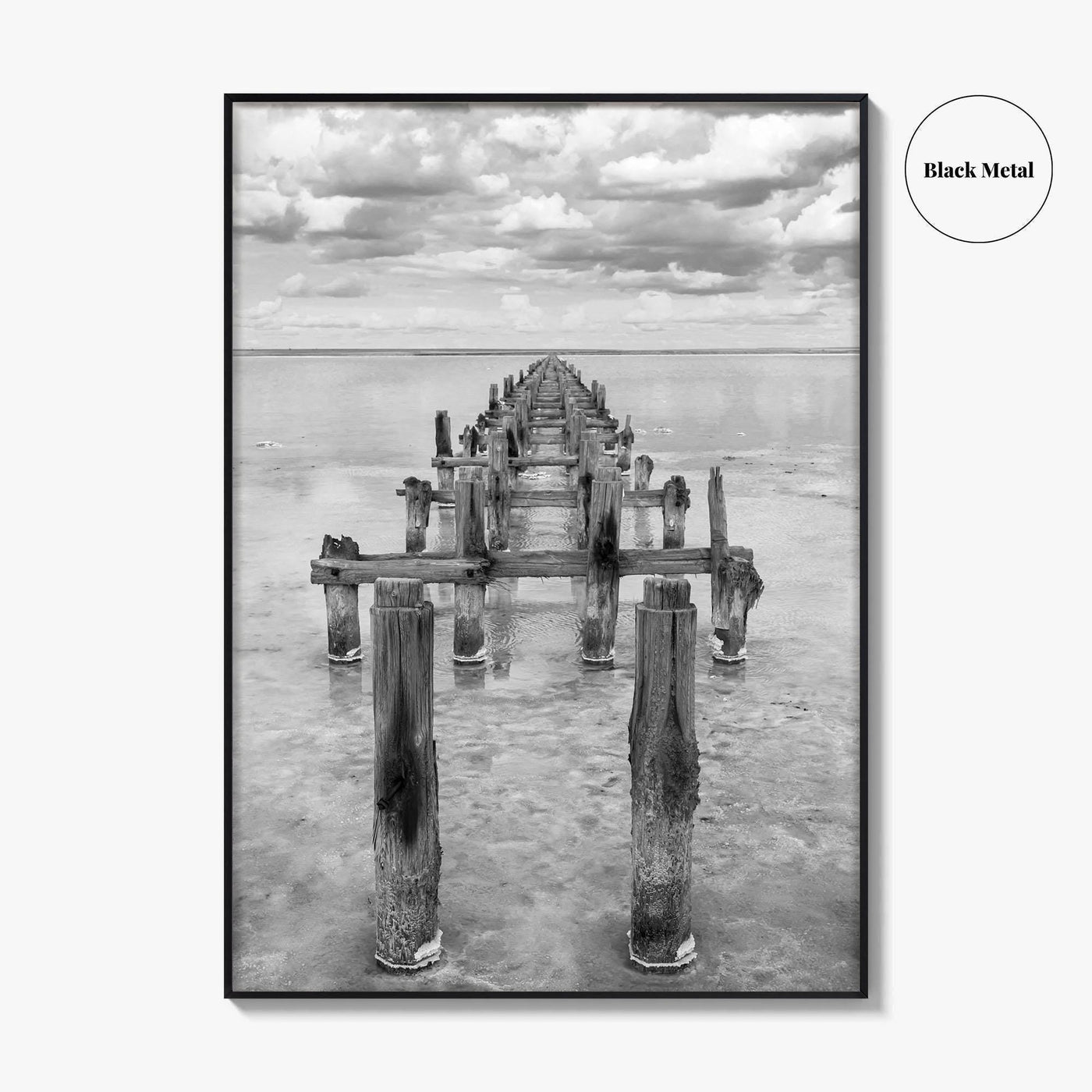 Senegal Black and White Fine Art Photo Print, Dakar, Lake Retba Poster
