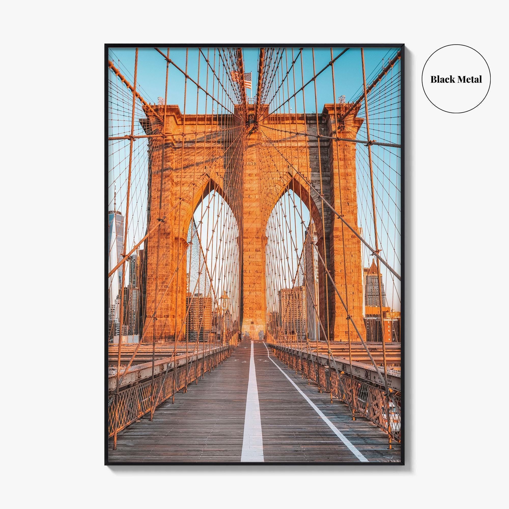 Brooklyn Bridge Fine Art Photo Print, Manhattan, New York City NYC Wall Poster