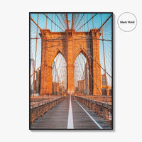 Brooklyn Bridge Fine Art Photo Print, Manhattan, New York City NYC Wall Poster