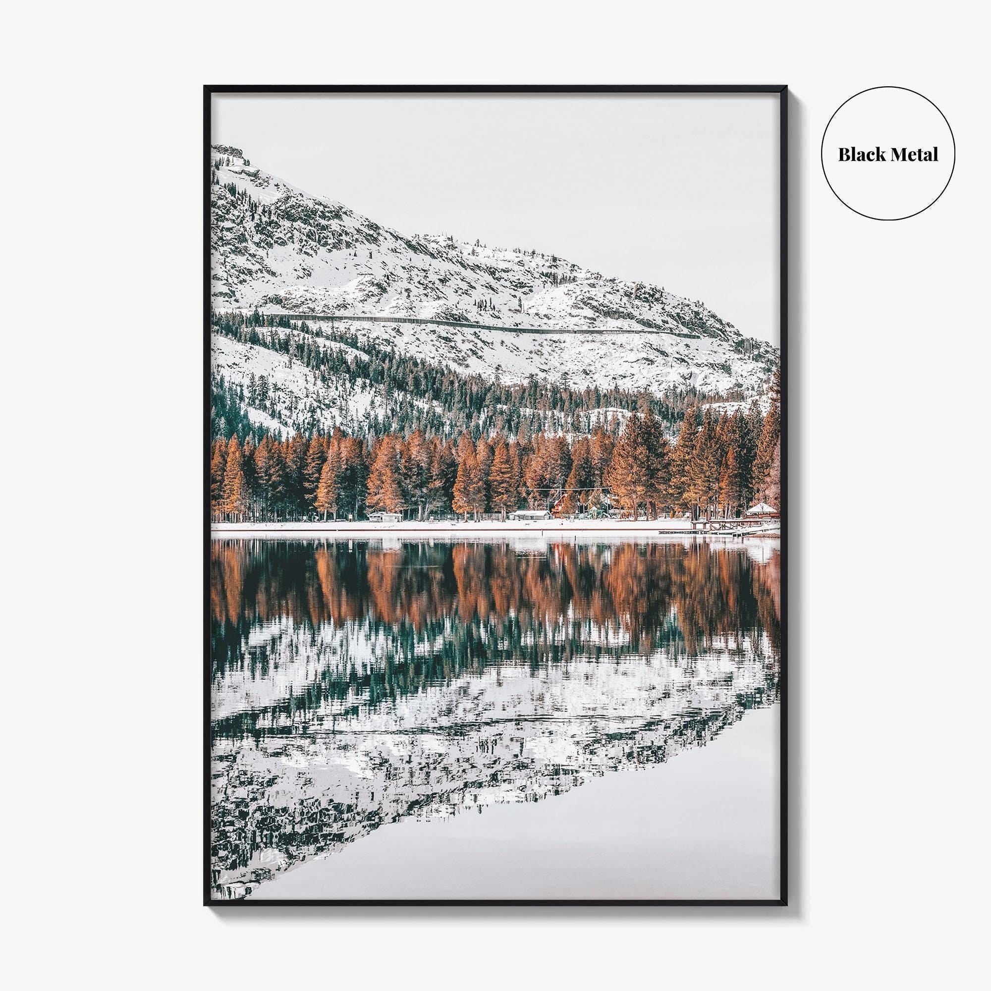 Truckee Fine Art Photo Print, Donner Lake, Tahoe National Forest, California Wall Poster, USA