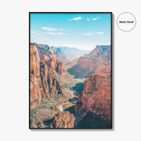 Zion National Park Fine Art Photo Print, Observation Point, Utah, USA, Landscape Poster