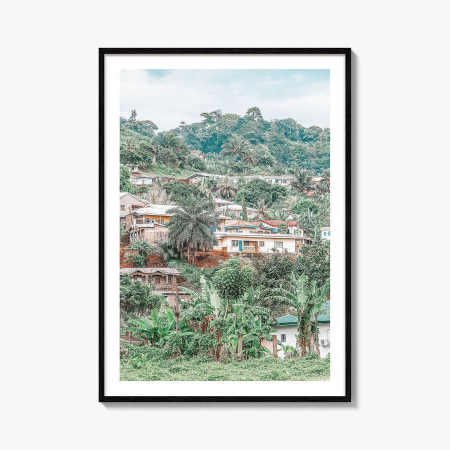 Limbe Fine Art Photo Print, Cameroon Wall Poster, West Africa Village
