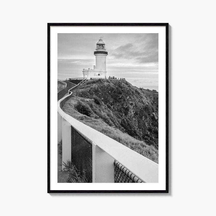 Byron Bay Black and White Fine Art Photo Print, NSW, Australia Wall Decor, Poster
