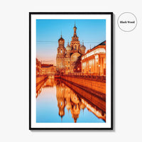 St Petersburg Fine Art Photo Print, Russia, Savior On Spilled Blood, Poster