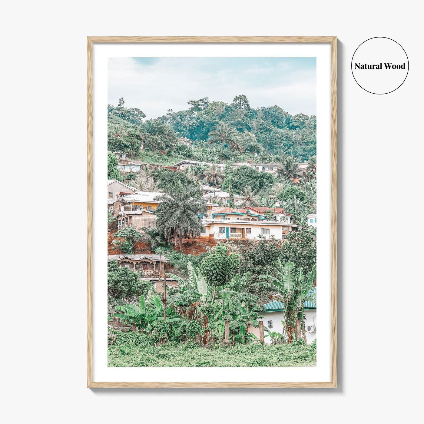 Limbe Fine Art Photo Print, Cameroon Wall Poster, West Africa Village