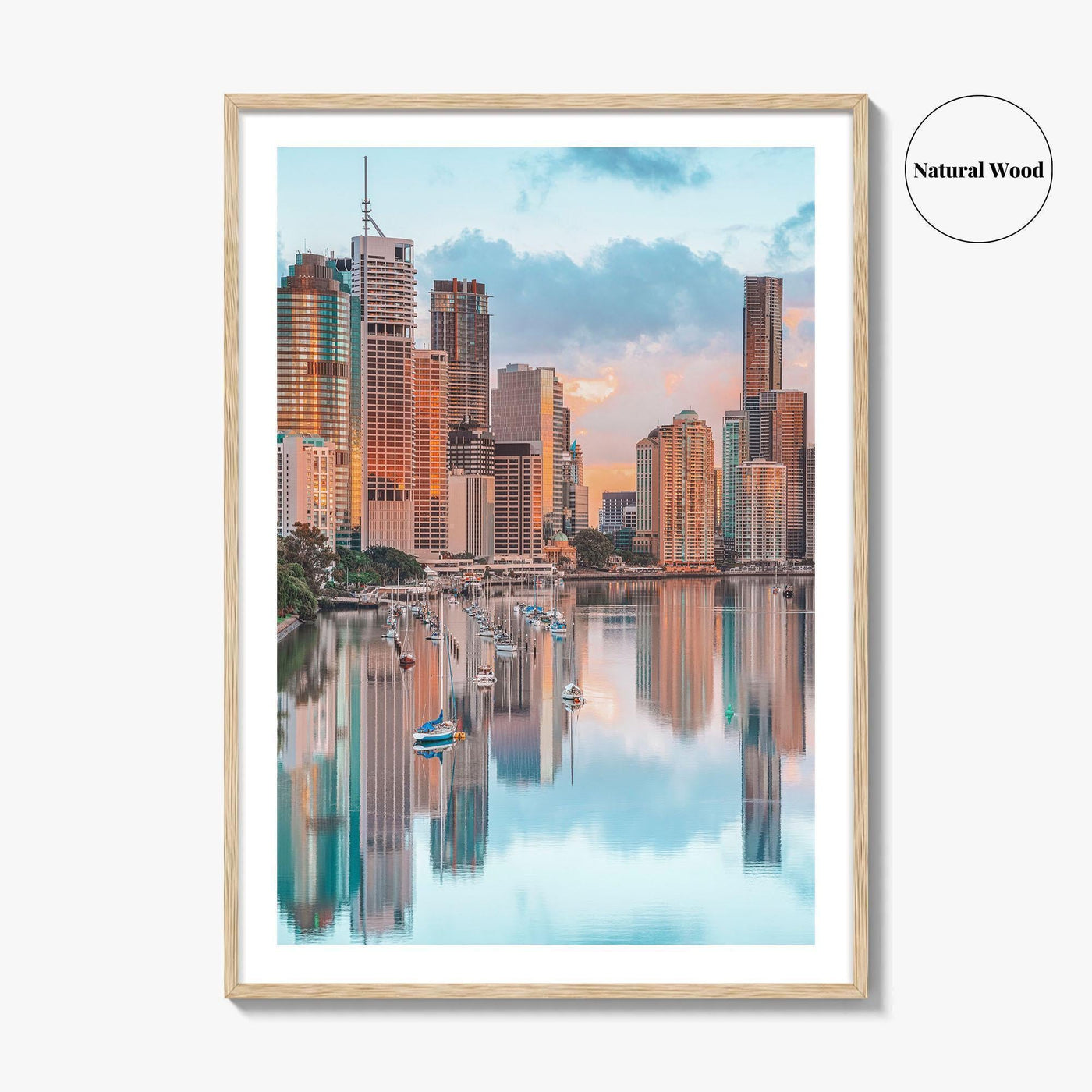 Brisbane Skyline Fine Art Photo Print, Wall Decor, Queensland Australia Poster