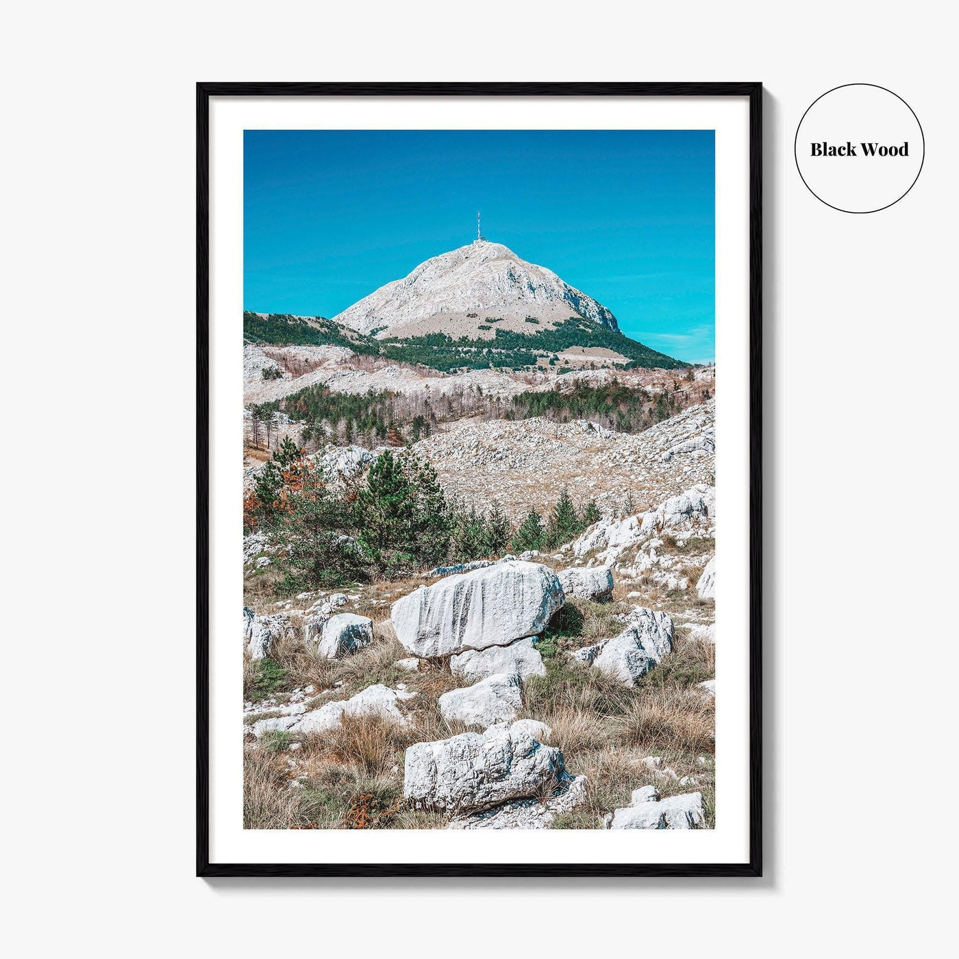 Montenegro Blue Fine Art Photo Print, Lovcen National Park, Dinaric Alps, Wall Decor Poster
