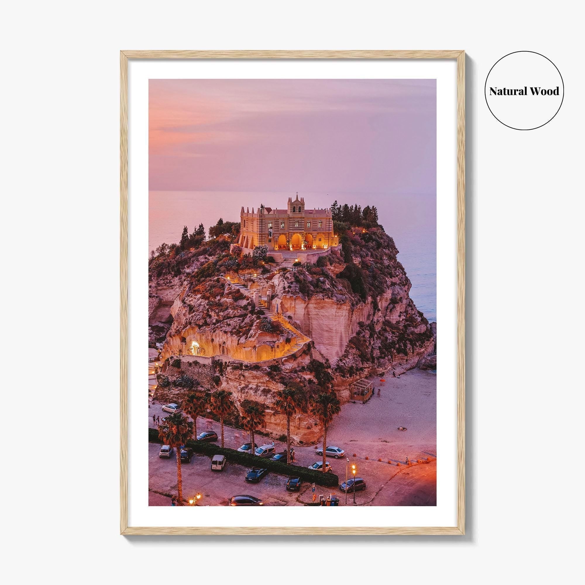 Tropea Fine Art Photo Print, Santa Maria dell'Isola, Calabria Italy, Wall Poster