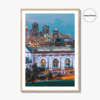 Kansas City Skyline Fine Art Photo Print, Missouri, Union Station, USA Poster