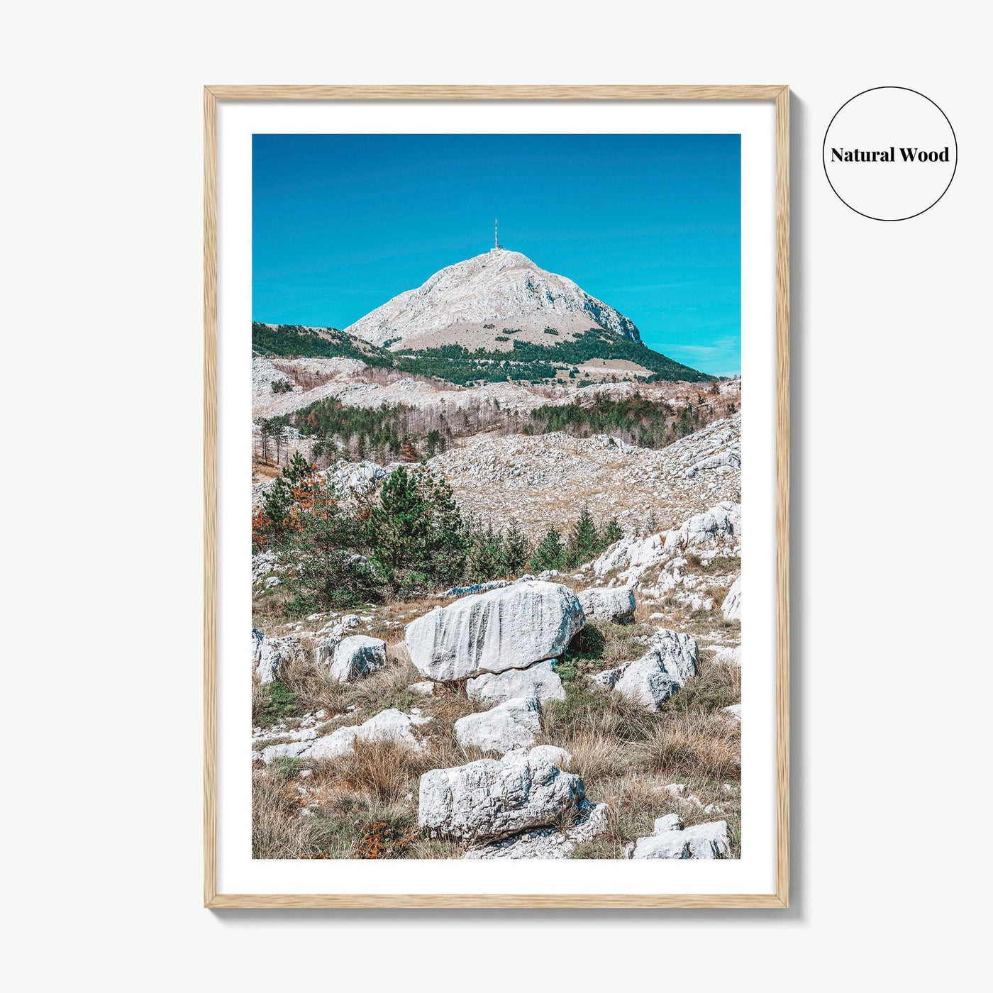 Montenegro Blue Fine Art Photo Print, Lovcen National Park, Dinaric Alps, Wall Decor Poster