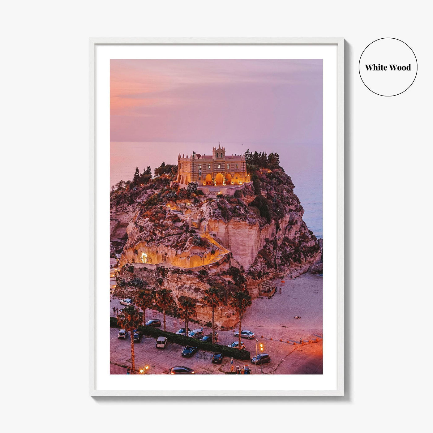 Tropea Fine Art Photo Print, Santa Maria dell'Isola, Calabria Italy, Wall Poster