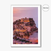 Tropea Fine Art Photo Print, Santa Maria dell'Isola, Calabria Italy, Wall Poster