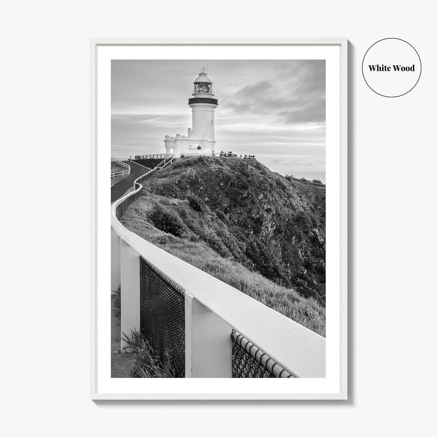 Byron Bay Black and White Fine Art Photo Print, NSW, Australia Wall Decor, Poster