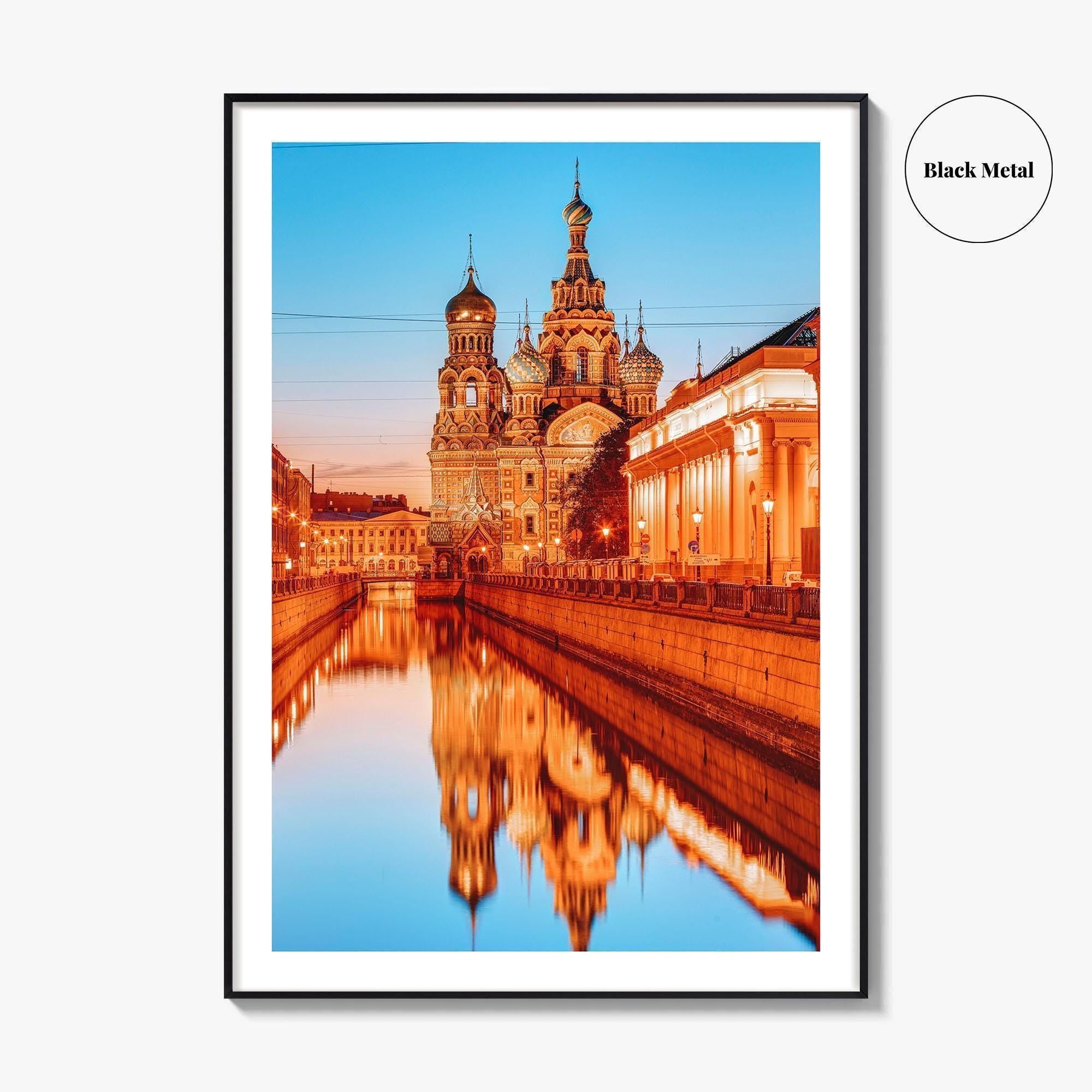 St Petersburg Fine Art Photo Print, Russia, Savior On Spilled Blood, Poster