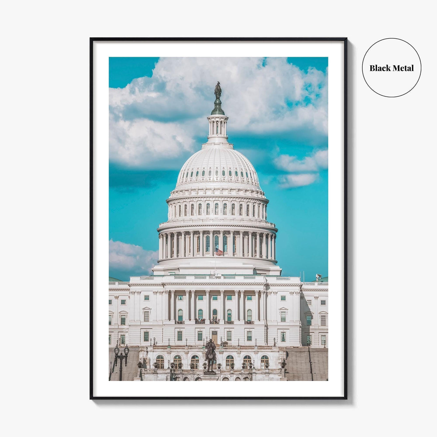 Capitol Hill Fine Art Photo Print, Washington DC, United States Congress Poster