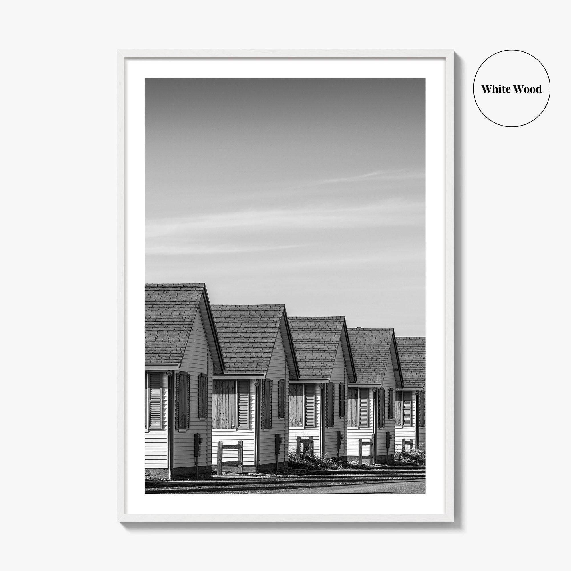 Cape Cod Black and White Fine Art Photo Print, Provincetown, Massachusetts, Wall Poster