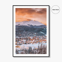 Breckenridge Skyline Fine Art Photo Print, Colorado Wall Poster, CO USA