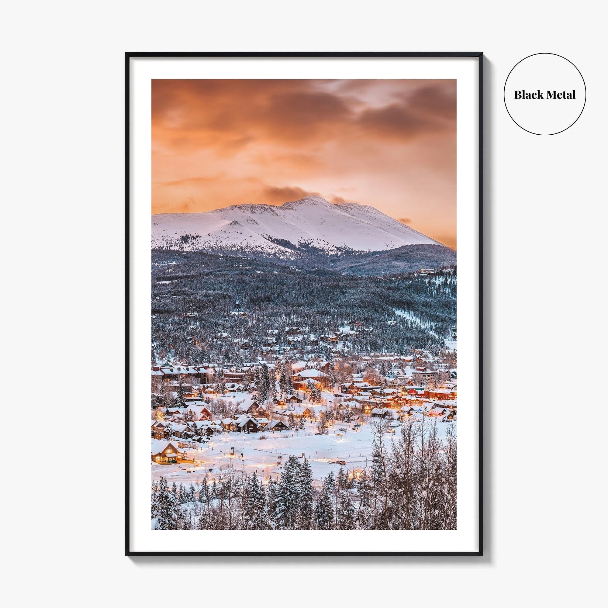 Breckenridge Skyline Fine Art Photo Print, Colorado Wall Poster, CO USA