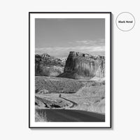 Capitol Reef Black and White Fine Art Photo Print, Utah Poster, USA Art