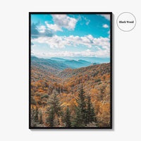 Great Smoky Mountains National Park Fine Art Photo Print, Newfound Pass Tennessee Poster