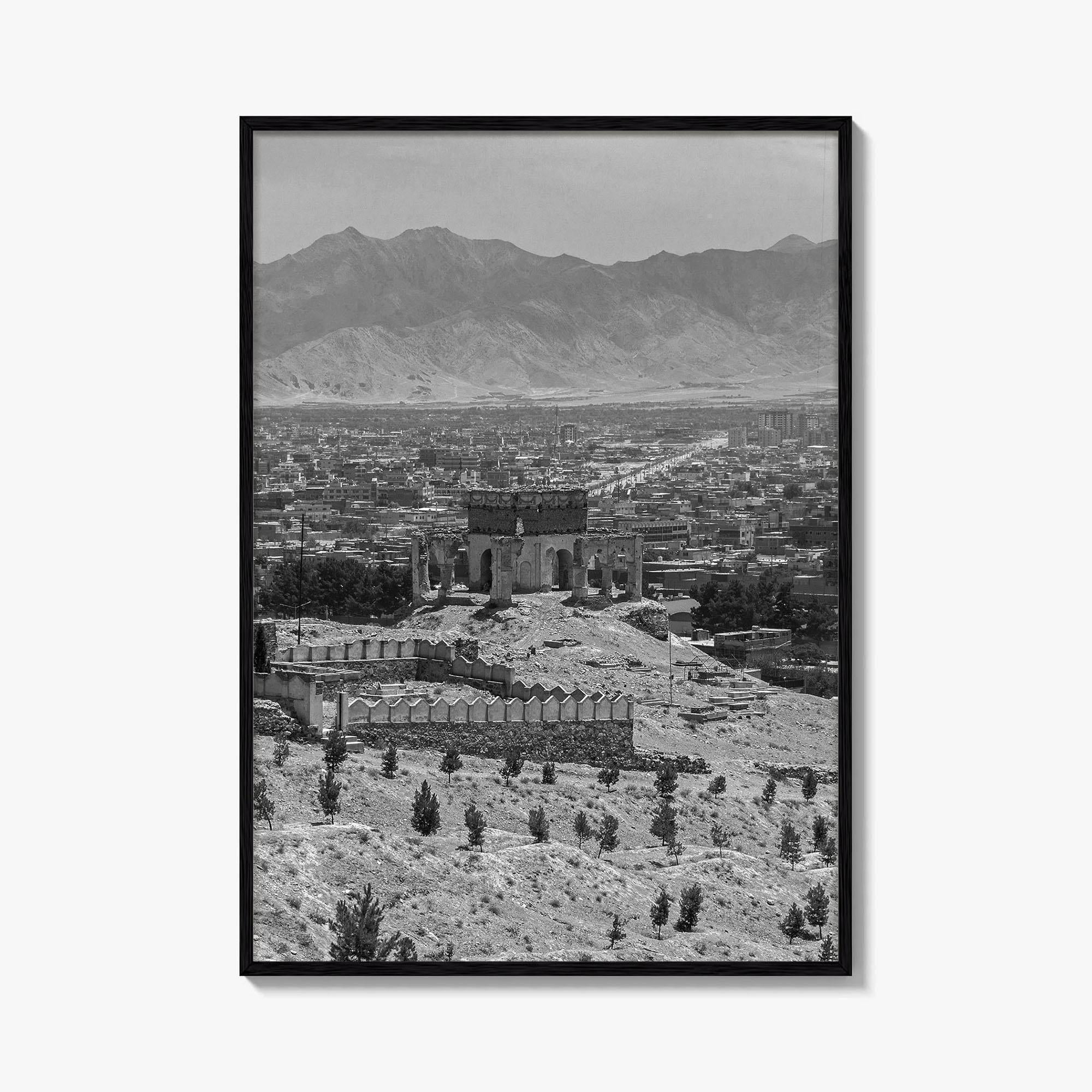 Kabul Black and White Fine Art Photo Print, Afghanistan Wall Poster
