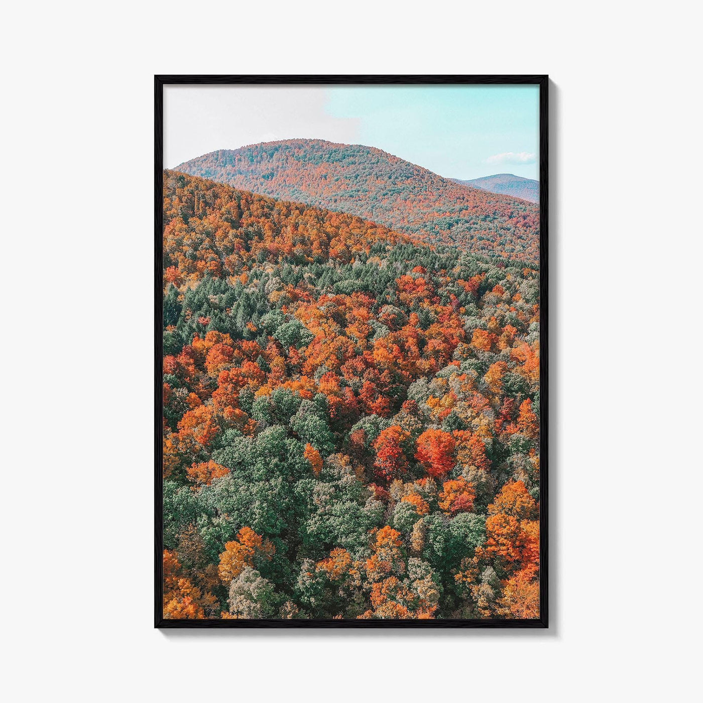 Catskill Mountains Fine Art Photo Print, Fall Foliage, Five State Lookout, New York
