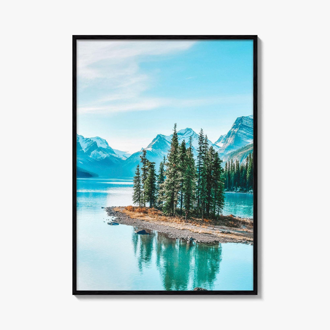 Spirit Island Fine Art Photo Print, Maligne Lake, Jasper National Park, Alberta Canada Poster