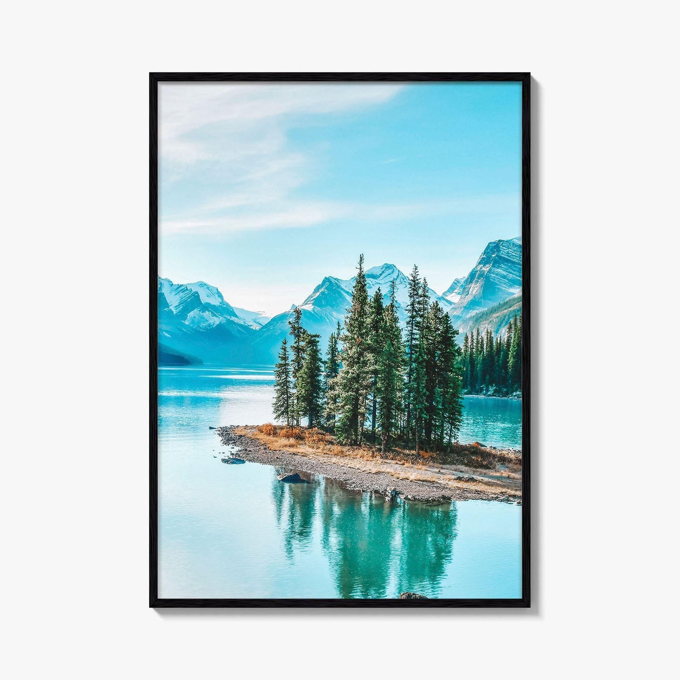 Spirit Island Fine Art Photo Print, Maligne Lake, Jasper National Park, Alberta Canada Poster