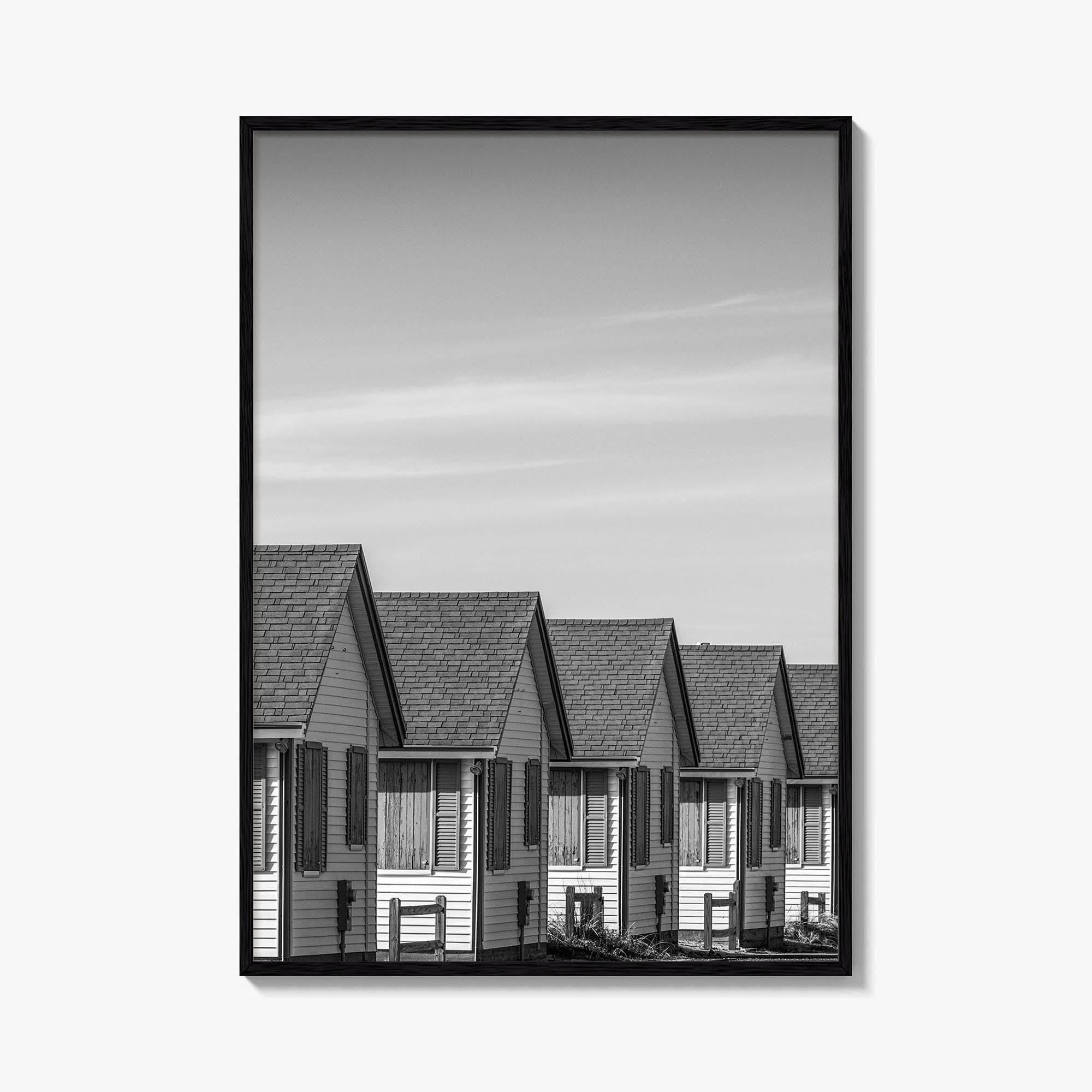 Cape Cod Black and White Fine Art Photo Print, Provincetown, Massachusetts, Wall Poster