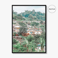Limbe Fine Art Photo Print, Cameroon Wall Poster, West Africa Village
