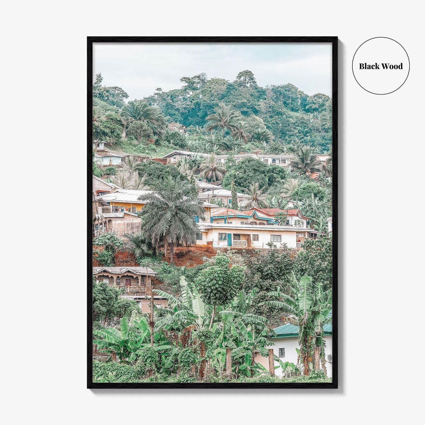 Limbe Fine Art Photo Print, Cameroon Wall Poster, West Africa Village