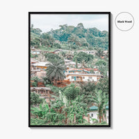 Limbe Fine Art Photo Print, Cameroon Wall Poster, West Africa Village