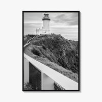 Byron Bay Black and White Fine Art Photo Print, NSW, Australia Wall Decor, Poster