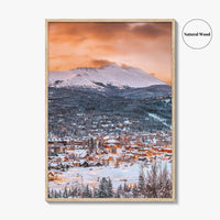 Breckenridge Skyline Fine Art Photo Print, Colorado Wall Poster, CO USA