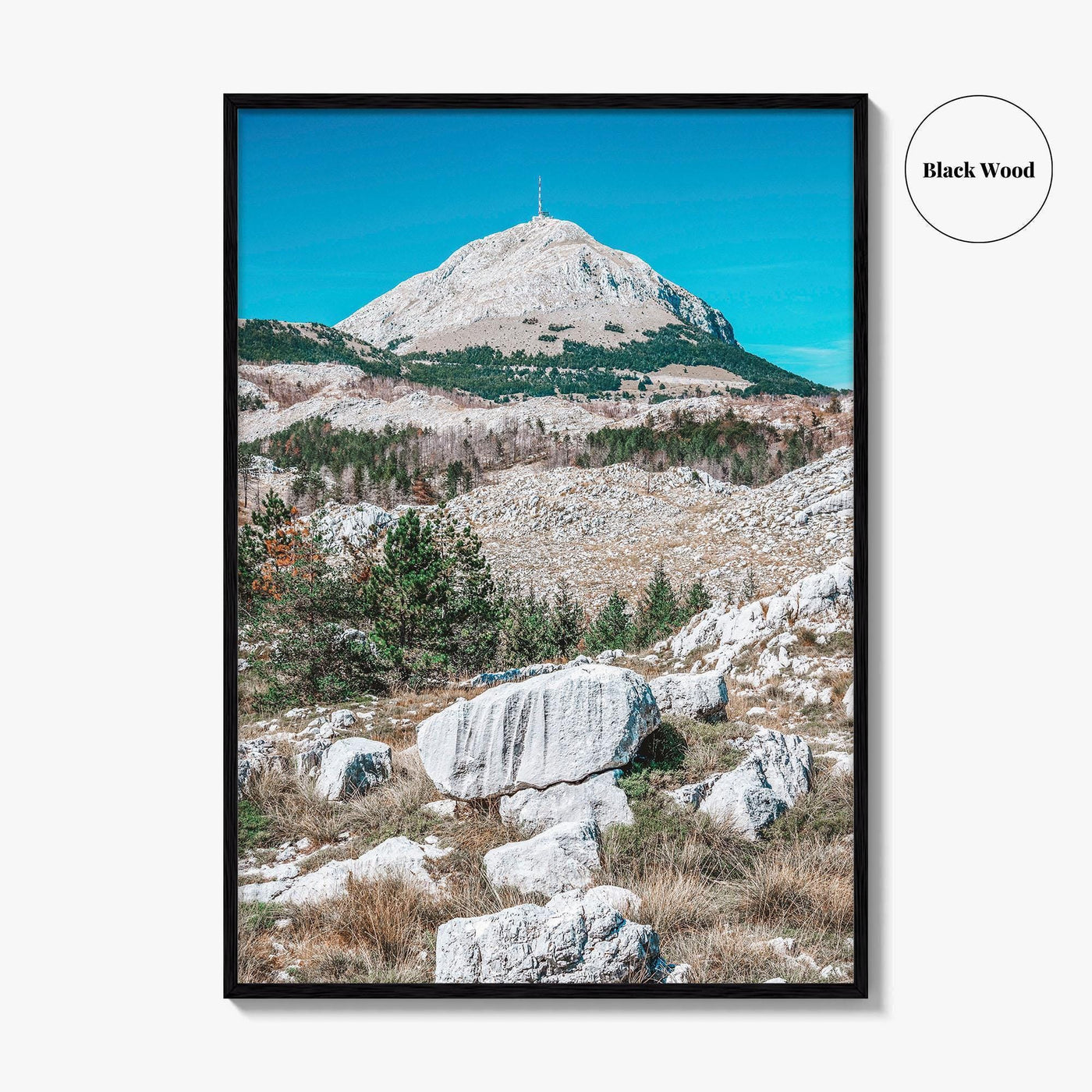Montenegro Blue Fine Art Photo Print, Lovcen National Park, Dinaric Alps, Wall Decor Poster