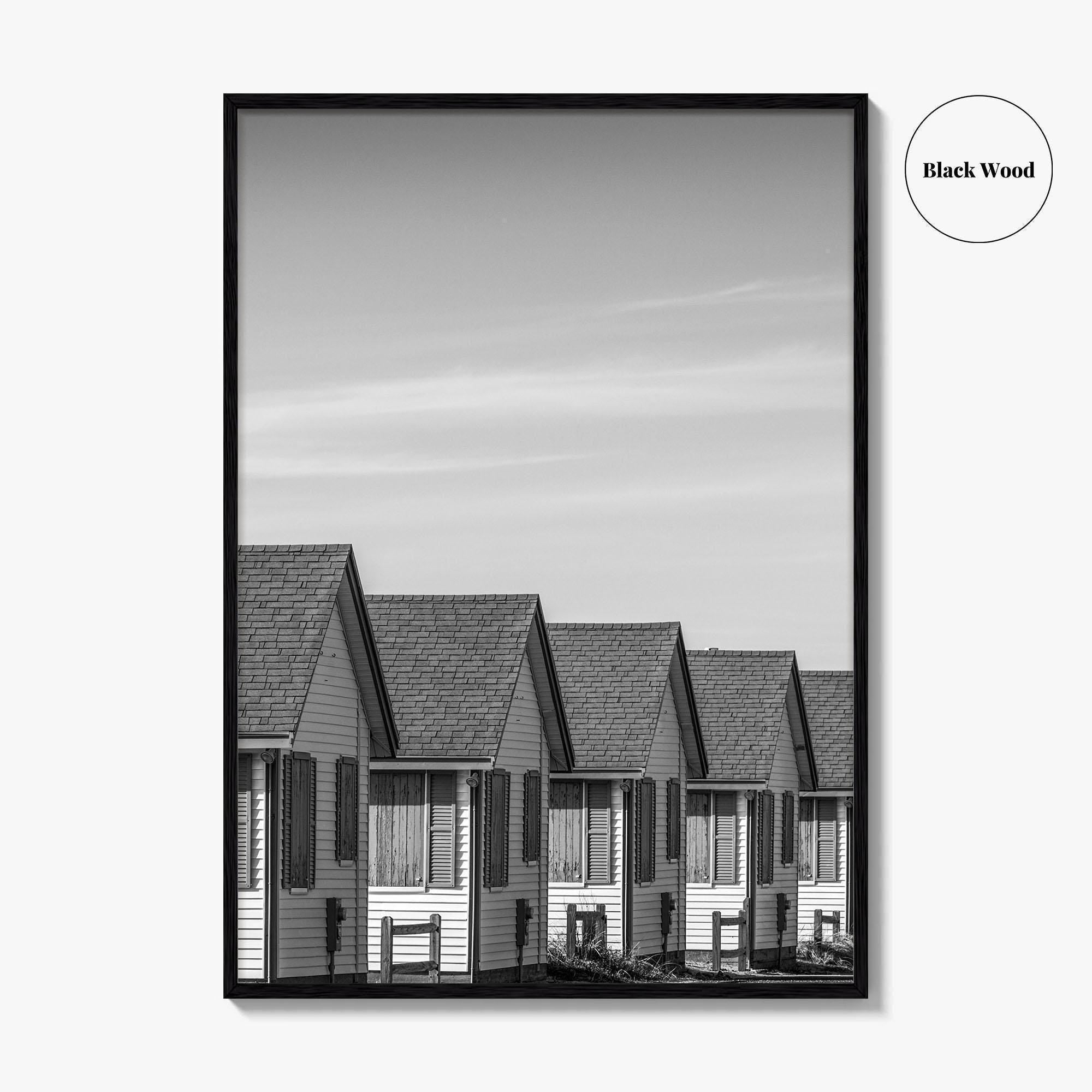 Cape Cod Black and White Fine Art Photo Print, Provincetown, Massachusetts, Wall Poster