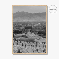 Kabul Black and White Fine Art Photo Print, Afghanistan Wall Poster
