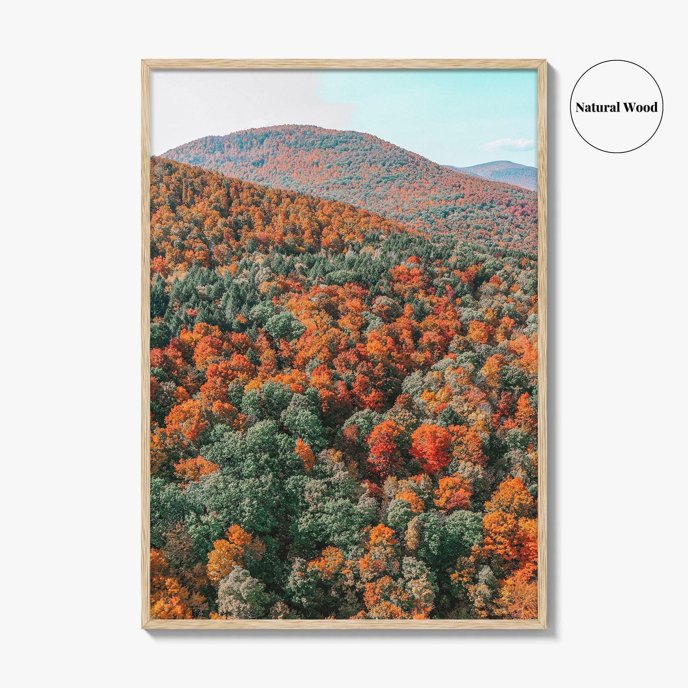 Catskill Mountains Fine Art Photo Print, Fall Foliage, Five State Lookout, New York