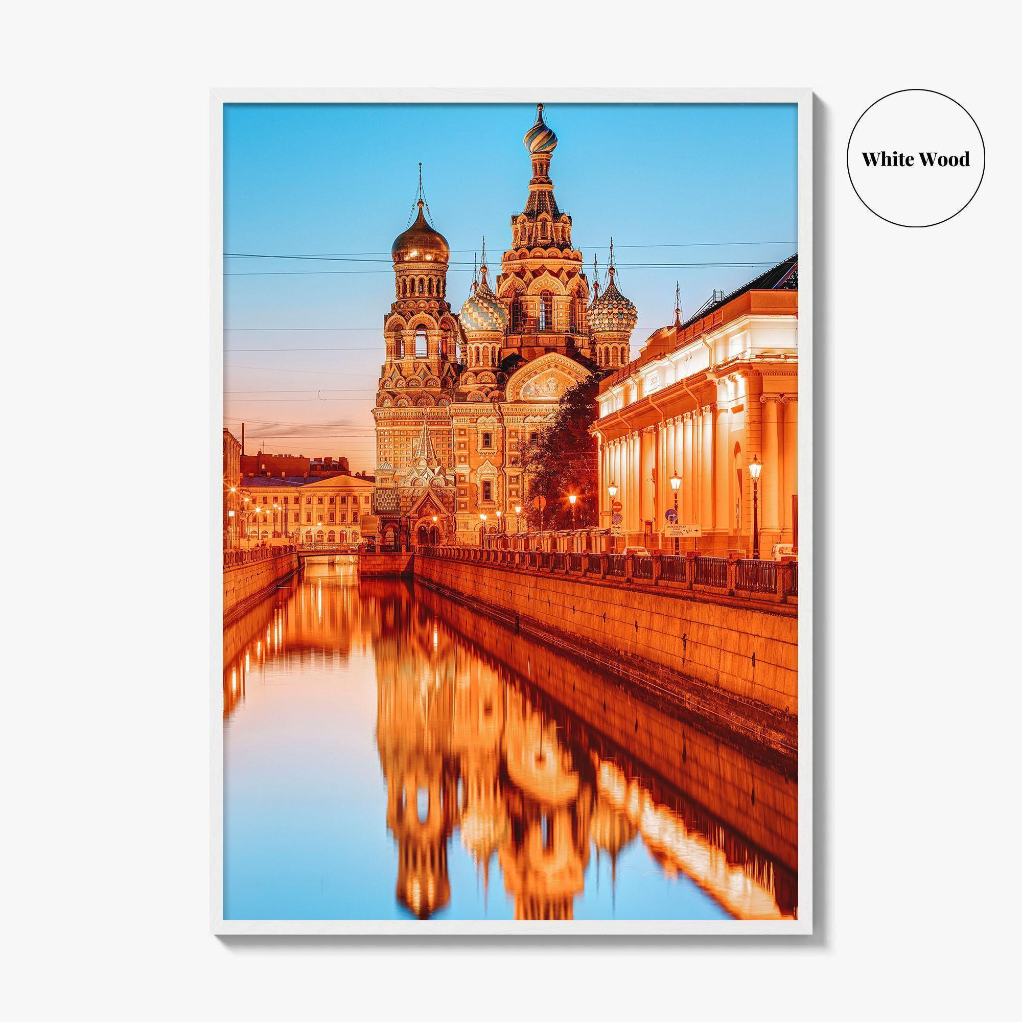 St Petersburg Fine Art Photo Print, Russia, Savior On Spilled Blood, Poster