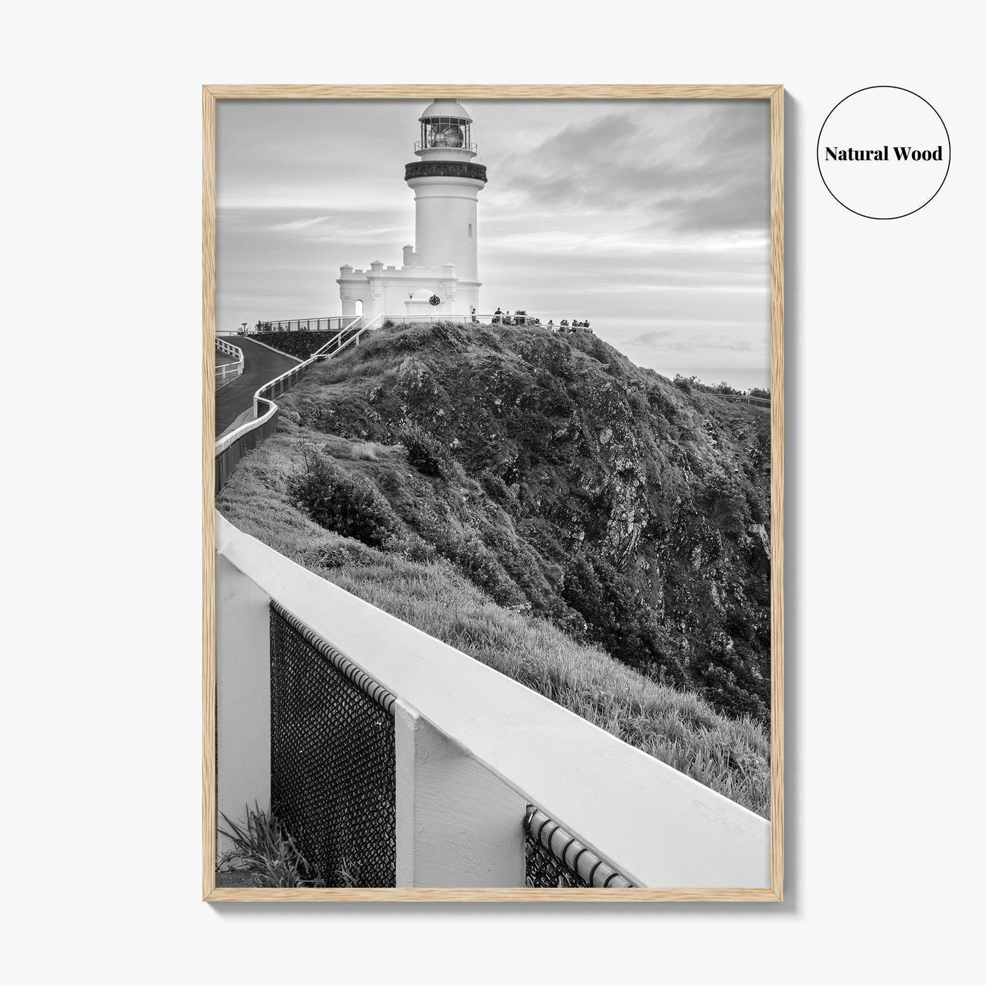 Byron Bay Black and White Fine Art Photo Print, NSW, Australia Wall Decor, Poster