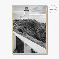 Byron Bay Black and White Fine Art Photo Print, NSW, Australia Wall Decor, Poster