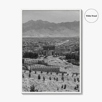 Kabul Black and White Fine Art Photo Print, Afghanistan Wall Poster
