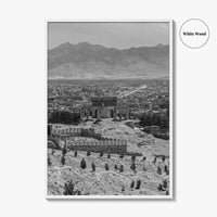 Kabul Black and White Fine Art Photo Print, Afghanistan Wall Poster